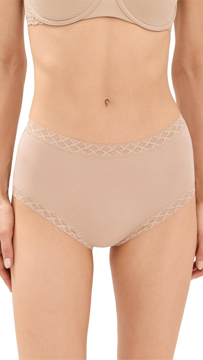 Natori, Womens, Bliss Full Brief 3-Pack, Cafe, Size: L (Women's 14-16), Inseam: One Size - Image 1